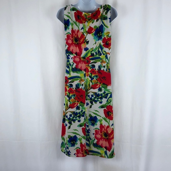 Ralph Lauren faux wrap knit sleeveless dress 6 - Picture 4 of 13